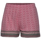 VIVANCE DREAMS Damen Schlafshorts pink gemustert Gr.32/34