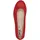 Jana Damen Ballerinas Elegant Vegan, Rot 39 EU