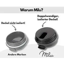 MILU Isolierbecher schwarz 400,0 ml