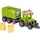 Happy People 34590 - Spielzeug-Traktor mit Anhänger grün 1:32