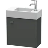 Duravit Waschtischunterschrank wandhängend 48,4 × 44,2 × 23,9 cm, in Graphit Matt