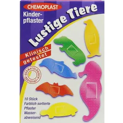KINDERPFLASTER lustige Tiere 10 St Pflaster