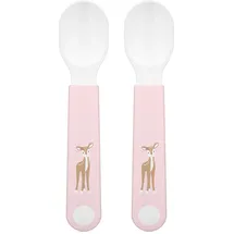 Mepal - Little Dutch - Baby Lernlöffel - Lernbesteck - Spülmaschinengeeignet & BPA frei - 2er Set - Fairy Garden