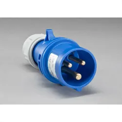 BACHMANN BN0500 19 PDU 1HE 24xC13 4xC19, Leistungsmessung, Anschluss CEE 16, blau"