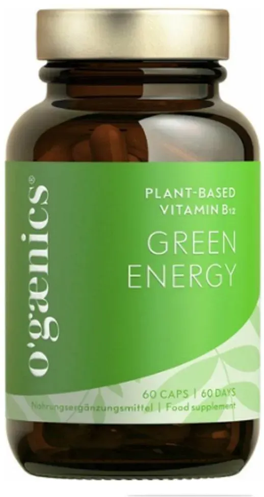 Ogaenics Green Energy plant-based Vitamin B12  (60 pc)