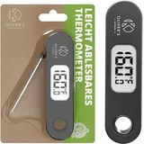 Oliver's Kitchen ® Digitales Fleischthermometer, Bratenthermometer - Schnell & Präzise - Benutzerfreundliches LCD - Display - Für Grillen, Braten, Kochen, Backen, BBQ