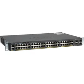 Cisco Catalyst 2960X-48TS-L - Switch - managed (48 Ports), Netzwerk Switch, Schwarz