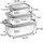 Tescoma Tiefkühl-Dosen 4FOOD, 3 St., 0,5 - 1,0 - 2,0 l Silber