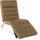 W.Schillig Relaxliege daily dreams Leder/Polyester 65 x 91 x 170 cm braun mit Kissen
