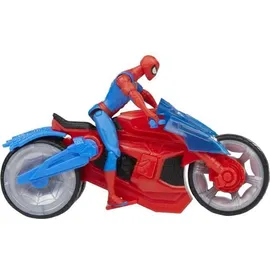 Hasbro Marvel Spider-Man Epic World of Action Web-Motorrad, Figur - Spielzeug-Motorrad Spielset