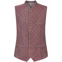 Stockerpoint Trachtenweste Morris bordeaux | weiß 54