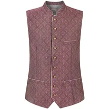 Stockerpoint Trachtenweste Morris bordeaux | weiß 54