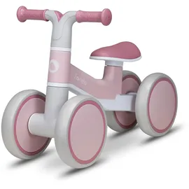 lionelo VILLY Kinder Laufrad für 12-36 Monate Baby bis 30 kg, Lauflernrad Spielzeug mit 4 Räder, vordere Dämpfung, ergonomischer Sitz, Erst Rutschrad Fahrrad für Mädchen und Jungen