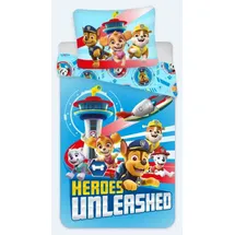 BrandMac Paw Patrol Heroes Unleashed Blau 135 x 200 cm + 80 x 80 cm