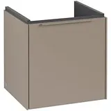 Villeroy & Boch Subway 3.0 Waschtischunterschrank C58202VM 42,3x42,9x37,75cm, Schanier rechts/Griff monochrom, taupe