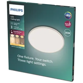 Philips SuperSlim 2,8 weiß Metall IP44