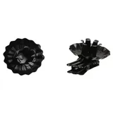 10 STK Stabkerzenhalter schwarz Metall Klammern Adventskranz Tannenbaum Kerzenhalter Kranz Klammer o3375 Klammerhalter Kerzenpicks Stabkerzen Halterung Halter