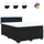 vidaXL Boxspringbett 140 x 200 cm Schwarz
