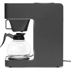 HENDI Kaffeemaschine, 1,8 Liter, mit Glaskanne, schwarz beschichtet