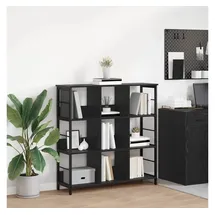 vidaXL Bücherregal 102 x 32 x 104,5 cm Schwarz