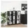 vidaXL Bücherregal 102 x 32 x 104,5 cm Schwarz