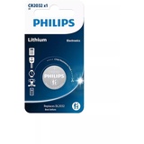 Philips Knopfzelle CR 2032 3V 1 St. Lithium Minicells