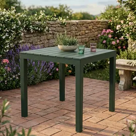Dmora Vicenza Gartentisch 78 x 78 x 72 cm Anthrazit