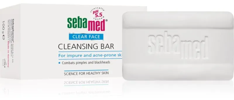 Sebamed Clear Face Cleansing Bar Reiniger für unreine Haut 100 g