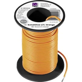TRU Components TC-7572812 Litze LiY 1 x 0.50 mm2 Orange 10 m