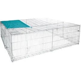 Kerbl Freilaufgehege 230 x 76 x 70 cm braun