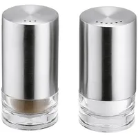 Weis 11233 Salz-/Pfefferstreuer, Edelstahl-Acryl, Silber