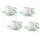 Guzzini Espressotasse 0,1 l Malvengrün 4 St.