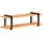 vidaXL TV-Schrank Lowboard 130 x 40 x 40 cm Braun Massivholz