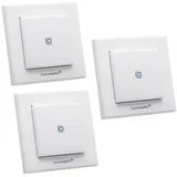 Homematic IP Smart Home 3er-Set Wandtaster HMIP-WRC2, 2-fach