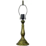 BOTOWI Tiffany-Stil Tischlampe Basis Ersatz nur Lampenfuß aus Aluminiumlegierung ohne Schirm 18" Höhe Lampenfuß-Ersatz Passend für 12 Zoll Tiffany Style Stained Glass Lampenschirme