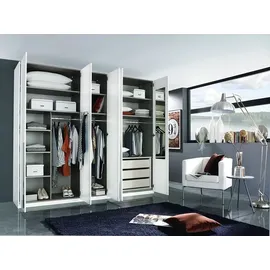 Rauch ORANGE Kleiderschrank Montclar 251 x 223 cm Dekor Weiß / Hochglanz