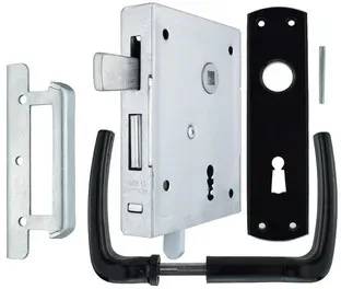 Kastenschloss-Set 89 BK,BB55/8,D60 ausw./einw,vz