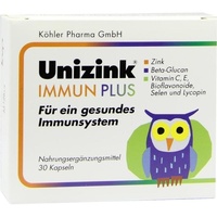 Köhler Pharma Unizink Immun Plus Kapseln 30 St.