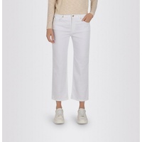 MAC Regular Fit Jeans im 5-Pocket-Design Modell 'CULOTTE', Weiss, 38