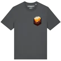 wat? APPAREL T-Shirt Hiking in the mountains in Grau | Gr.: 46