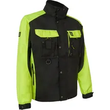 URG Arbeitsjacke Berufsjacke Bauarbeiter Schutzjacke Warnjacke Gelb 50 - 50