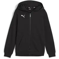 Puma teamGOAL Casuals Kapuzenjacke Jungen 03 black/white 116