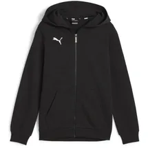 Puma teamGOAL Casuals Kapuzenjacke Jungen 03 black/white 116