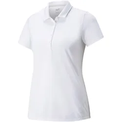 PUMA Gamer Golf Poloshirt Damen bright white S