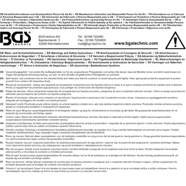 BGS Öl-Auffang-Kanister mit Ausgießer fahrbar, 40 l