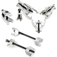 XPOtool Fahrzeug Werkzeug, Federspanner Set 7-tlg. 355mm Klauenabzieher Montagespanner