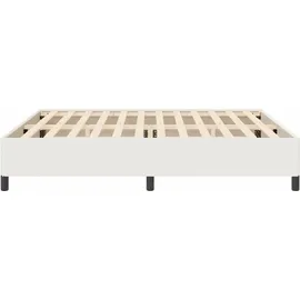vidaXL Boxspringbett 200 x 200 cm Creme