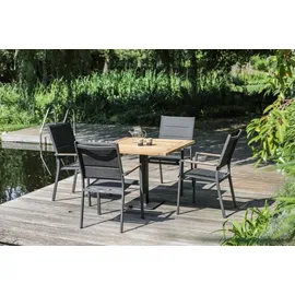 Niehoff Bistro Klapptisch 68 x 68 x 68 cm Teak geölt