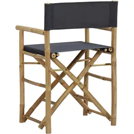 vidaXL Regiestuhl 45 x 60 x 88 cm dunkelgrau klappbar