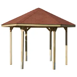 weka Pavillon »Paradies 1«, BxT: 326x376 cm weka fi natur